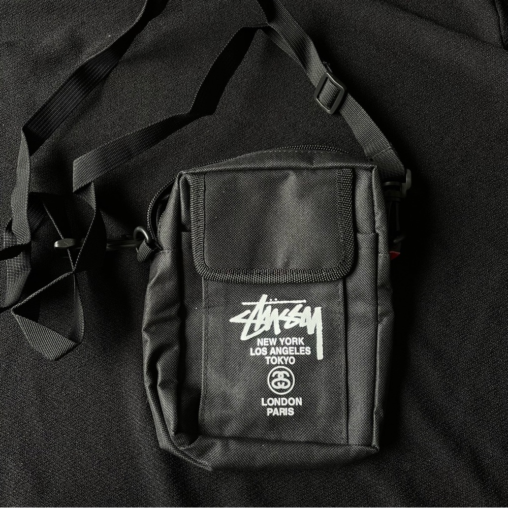 Stussy Black Mini Shoulder Bag